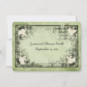 Witte Roses Vow Renewal Kaart (Voorkant)