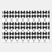 Witte rouwboom schors patroon inpakpapier vel (Voorkant 2)