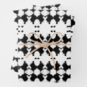 Witte rouwboom schors patroon inpakpapier vel (In situ)