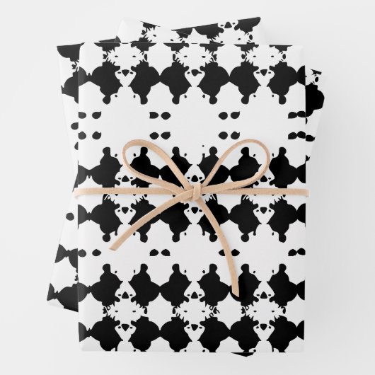 Witte rouwboom schors patroon inpakpapier vel (In situ)