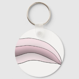 Witte/Roze Axolotl Tail Sleutelhanger