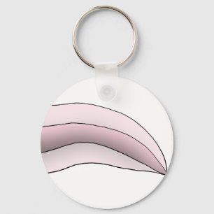 Witte/Roze Axolotl Tail Sleutelhanger
