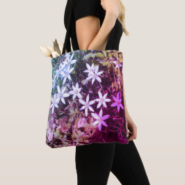 Witte & Roze Bloem Tas