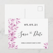 Witte roze bloemen van 16 partijen, met uitzonderi briefkaart (Voorkant / Achterkant)