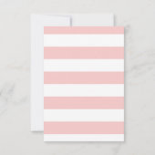 Witte roze bloesem - reuzenweddenschap RSVP-Kaart RSVP Kaartje (Achterkant)