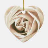 Witte roze druk keramisch ornament (Achterkant)