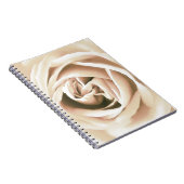 Witte roze druk notitieboek (Rechterzijde)