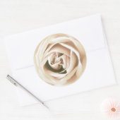 Witte roze druk ronde sticker (Envelop)