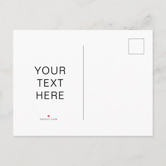 Witte roze flora aankondigingskaart (Achterkant)