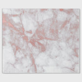 Witte roze grijze marmer glimmende borstels Stone  Cadeaupapier (Vlak)