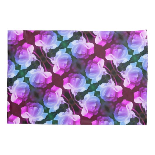 Witte roze met regendruppels Abstracte Florence Kussensloop (Achterkant)