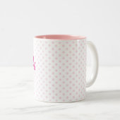 Witte roze MOK & BROOKE naam (Voorkant rechts)