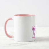 Witte/roze mok met tentakel design en NYGEL logo (Links)
