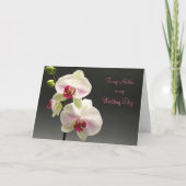 Witte roze orchideeën Bedankt moeder voor mijn tro (Voorkant)