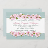 Witte roze orchideeën Vrijgezellenfeest Kaart (Voorkant / Achterkant)