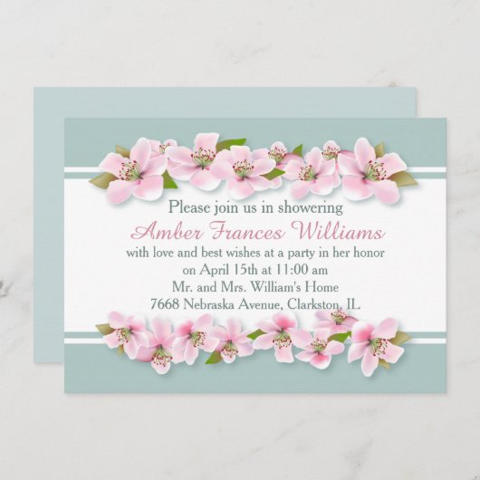 Witte roze orchideeën Vrijgezellenfeest Kaart (Voorkant / Achterkant)