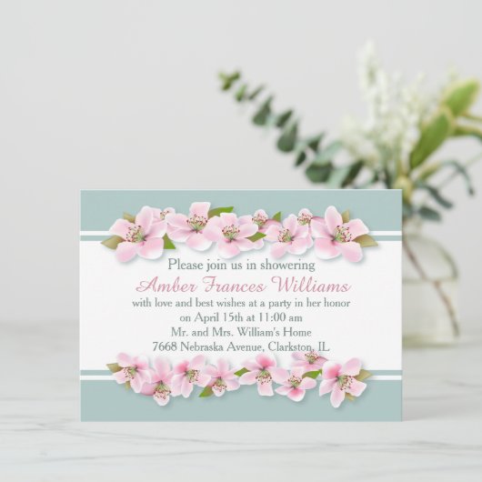 Witte roze orchideeën Vrijgezellenfeest Kaart (Staand voorkant)