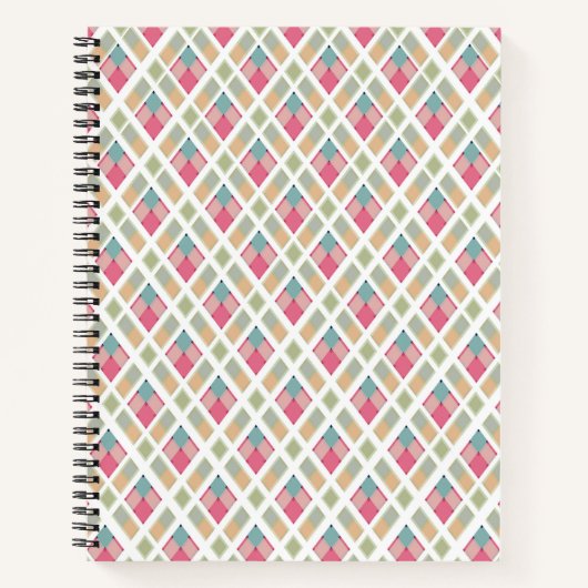 Witte roze pleister notitieboek (Voorkant)