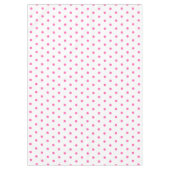  witte roze pooldots tafelkleed (Voorkant)