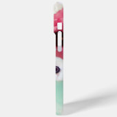 WITTE ROZE ROZEN EN ANEMONEBLOEMEN MONOGRAM Case-Mate iPhone CASE (Achterkant / Links)