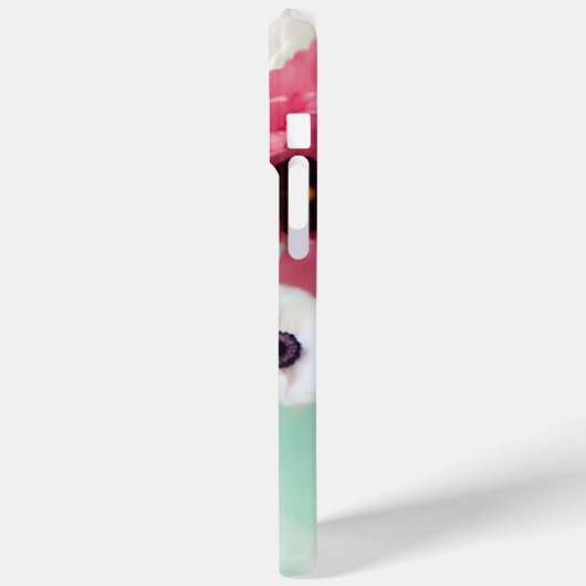 WITTE ROZE ROZEN EN ANEMONEBLOEMEN MONOGRAM Case-Mate iPhone CASE (Achterkant / Links)