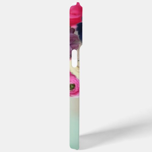 WITTE ROZE ROZEN EN ANEMONEBLOEMEN MONOGRAM Case-Mate iPhone CASE (Achterkant / Rechts)