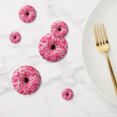 Witte Roze Spikkels Donut Confetti (Groep)