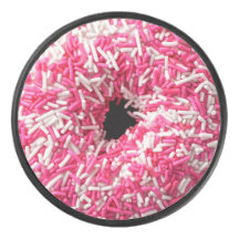 Witte roze sprinkhaan Donut