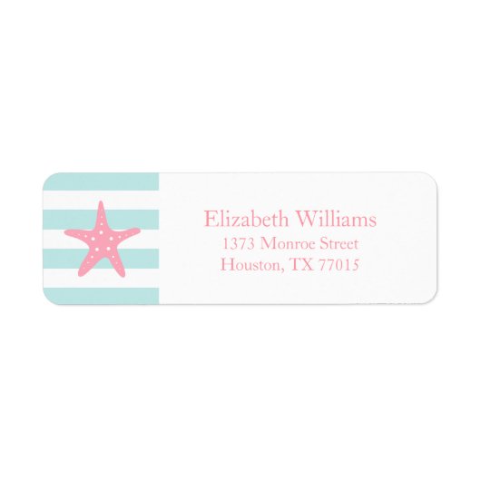 Witte roze stekelstaarten etiket (Voorkant)