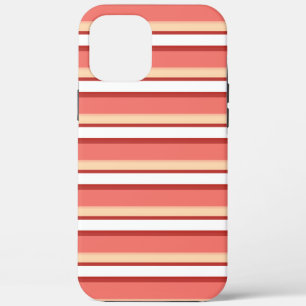 Witte roze strepen Case-Mate iPhone case