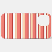 Witte roze strepen Case-Mate iPhone case (Achterkant (horizontaal))