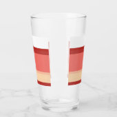 Witte roze strepen glas (Links)