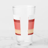 Witte roze strepen glas (Rechts)