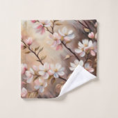 Witte Roze Tak Badhanddoeken Bad Handdoek (Wasdoekje)