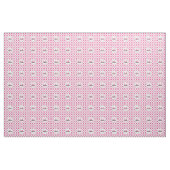 Witte roze toon Gingham Stof (Yard (91,4 cm))