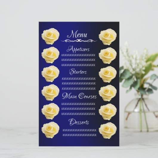 witte rozen (Staand voorkant)