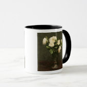 Witte rozen, 1875 (olie op doek) mok (Voorkant rechts)