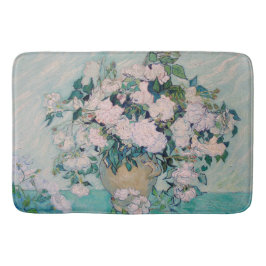 Witte Rozen-1890-Vincent van Gogh   Badmat