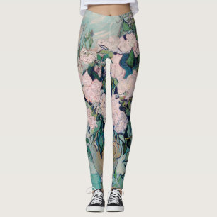 Witte Rozen-1890-Vincent van Gogh Leggings