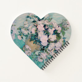 Witte Rozen-1890-Vincent van Gogh     Notitieboek