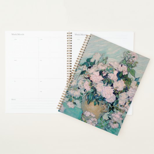 Witte Rozen-1890-Vincent van Gogh    Planner (Display)