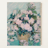 Witte Rozen-1890-Vincent van Gogh    Planner (Achterkant)