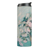 Witte Rozen-1890-Vincent van Gogh    Thermosbeker (Gedraaid links)