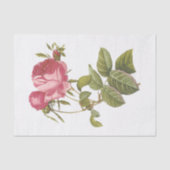  witte rozen #3 bloemen tissuepapier (Voorkant)