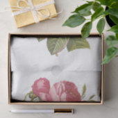  witte rozen #3 bloemen tissuepapier (Geschenk)