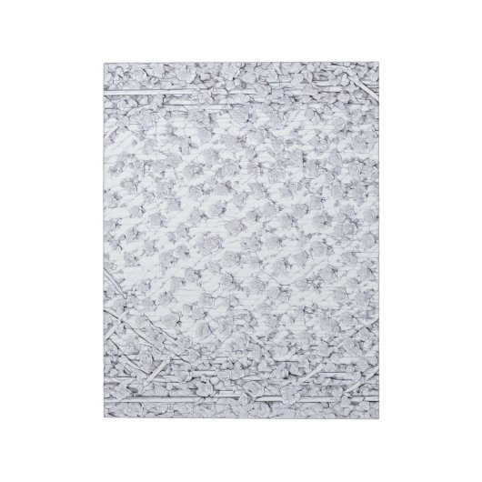 Witte rozen B Notitieblok (Linkerzijde)