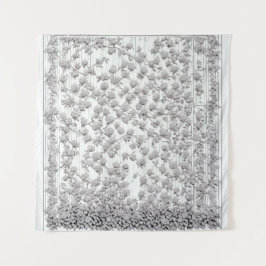 Witte rozen B Wandkleed