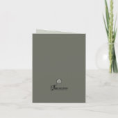 Witte Rozen Bedankkaart (Achterkant)