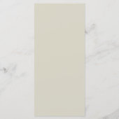 Witte Rozen Beige Menu (Achterkant)