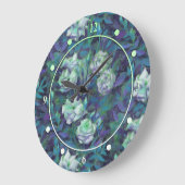 "Witte rozen, blauwe bladeren", mooie bloemen Grote Klok (Hoek)